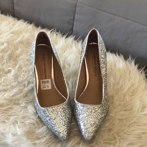 NWT Christian Siriano for Payless glitter heels